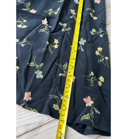 Jones New York Petite Women's Long Skirt Real 100% Silk - Picture 9 of 11